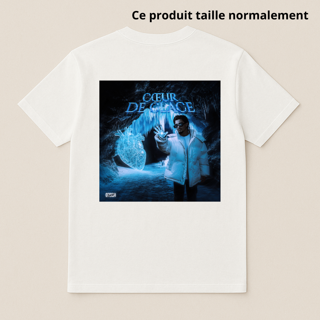 T-SHIRT CŒUR DE GLACE : Enfant & Adulte