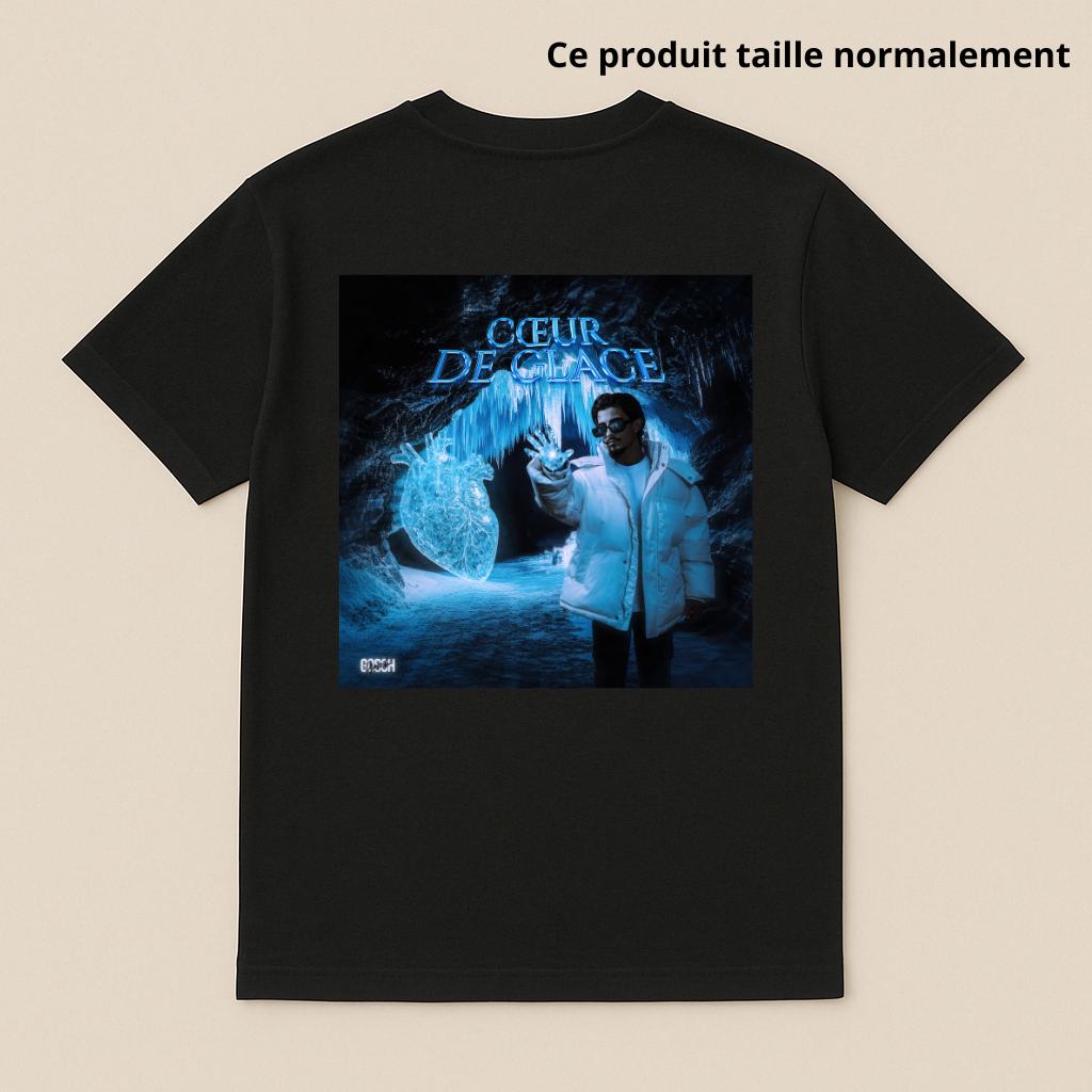 T-SHIRT CŒUR DE GLACE : Enfant & Adulte