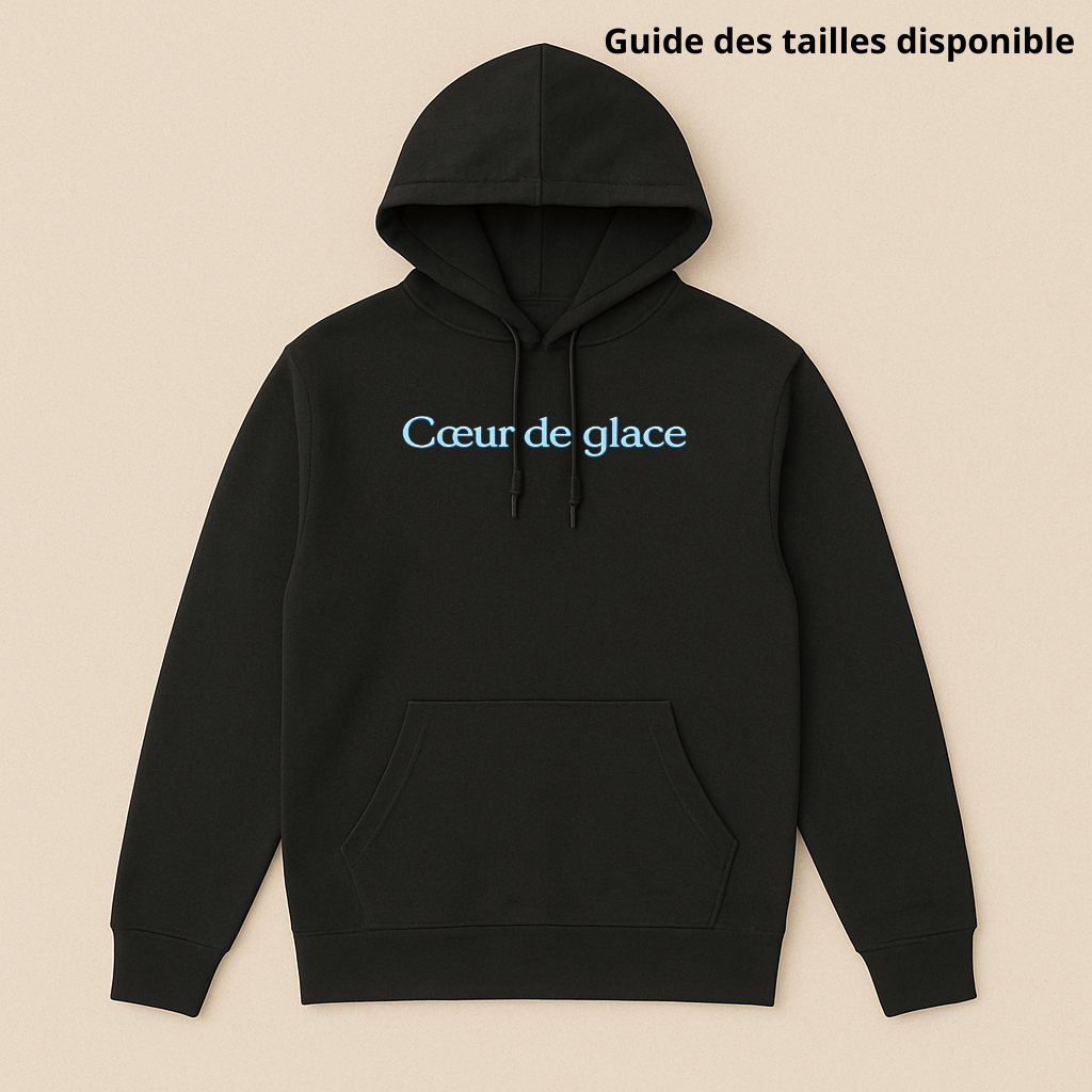 HOODIE ADULTE - CŒUR DE GLACE