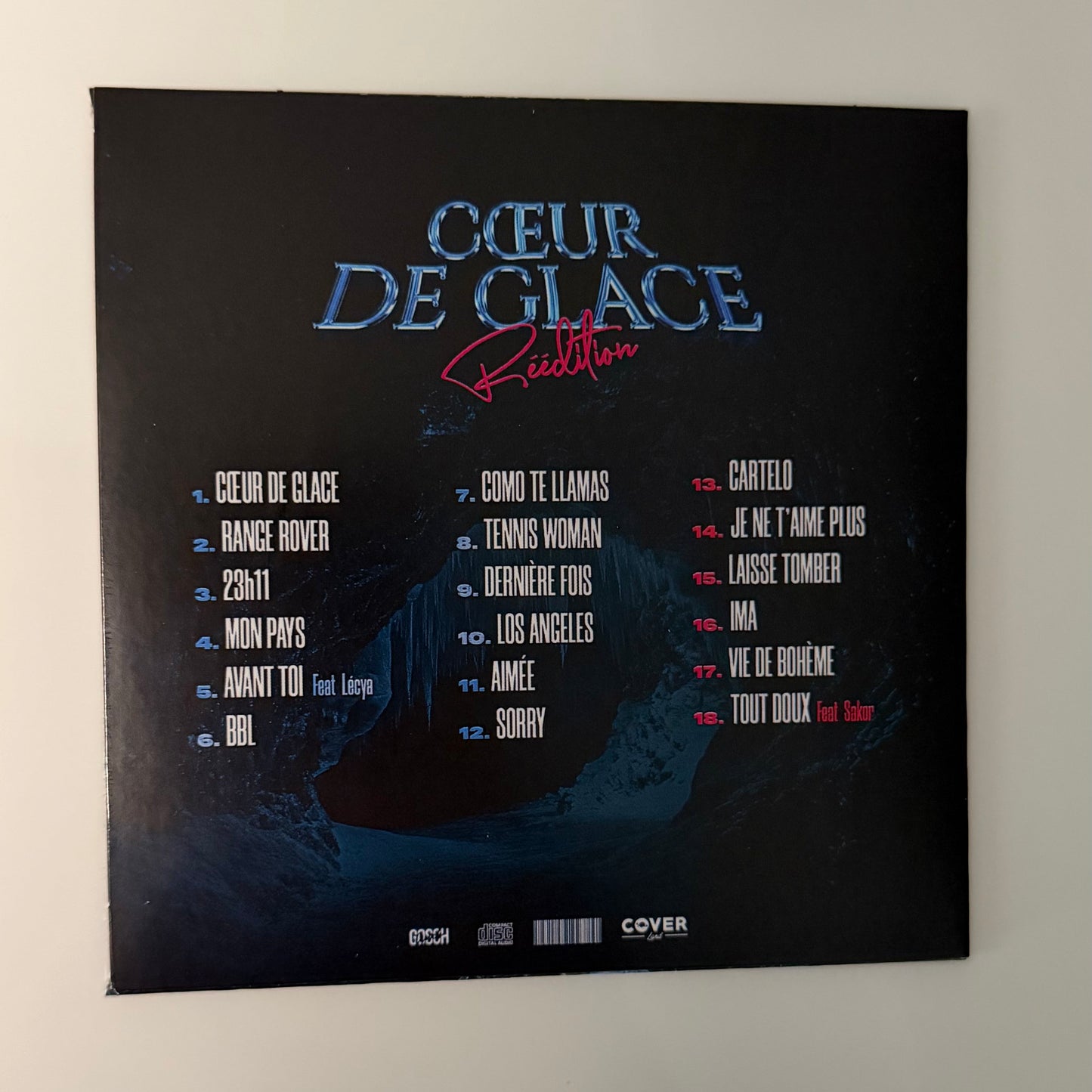 CD - ALBUM "CŒUR DE GLACE" + REEDITION