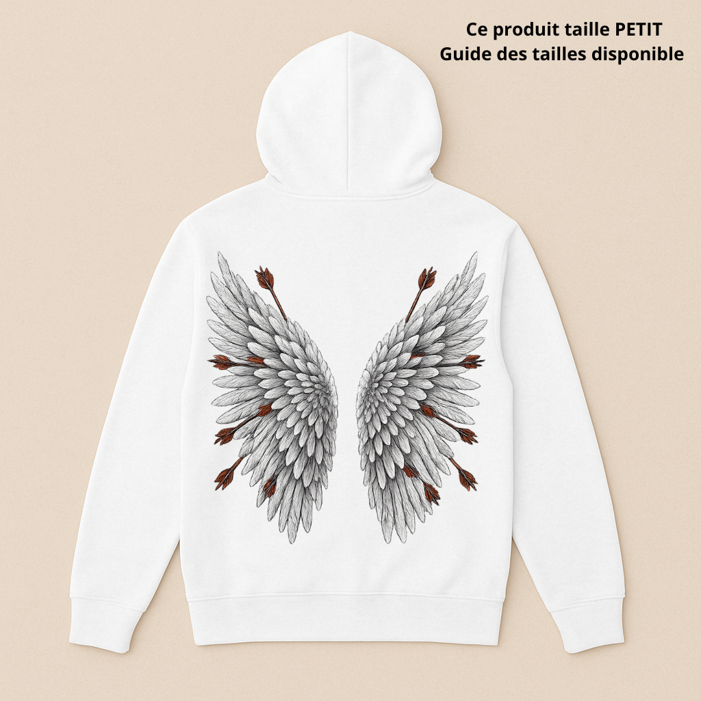 HOODIE ADULTE - CUPIDON (Ailes)