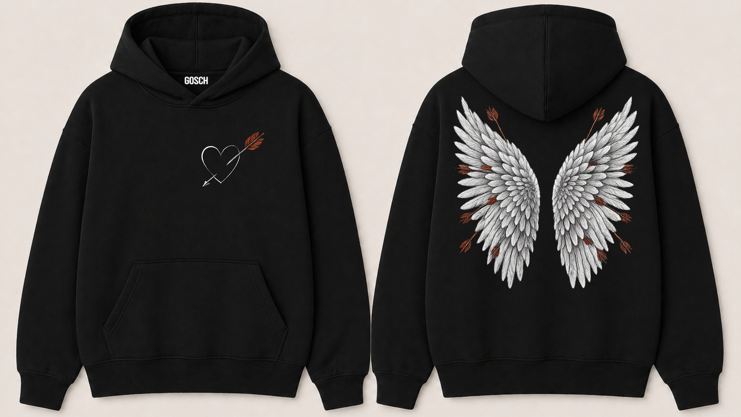HOODIE ADULTE - CUPIDON (Ailes)