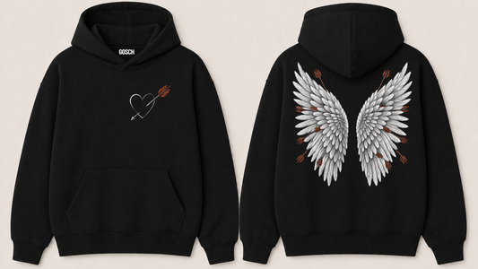 HOODIE ADULTE - CUPIDON (Ailes)